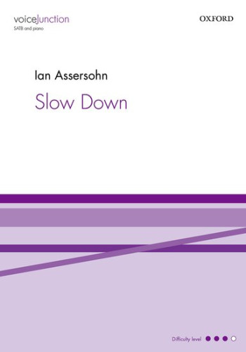 Slow Down for SATB and piano