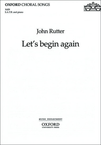 Let's begin again