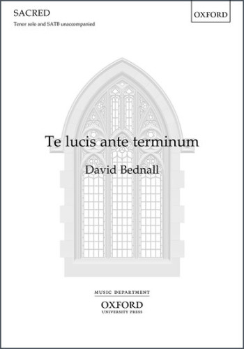 Te lucis ante terminum for tenor solo and SATB unaccompanied