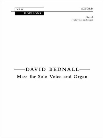 Mass for Solo Voice and Organ for high solo voice and organ (OUP) Digital Edition