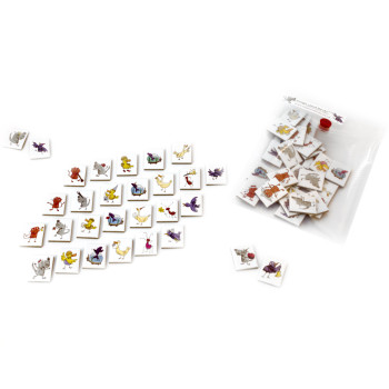Dogs & Birds Small Animal Tiles