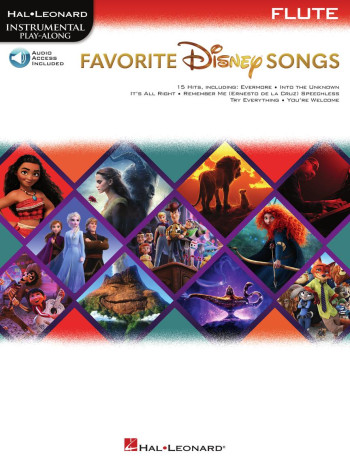 Instrumental Play-Along Favorite Disney Songs: Flute (Book/Online Audio)