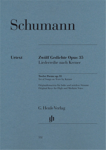 Twelve Poems Op.35, Set Of Songs On Texts: High And Medium Voice (Henle)
