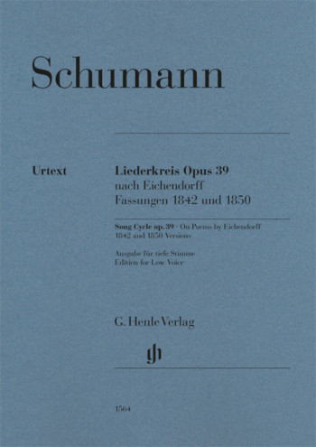 Liederkreis Op.39: Low Voice & Piano (Henle)