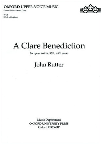 A Clare Benediction: Vocal Upper SSA  (OUP)