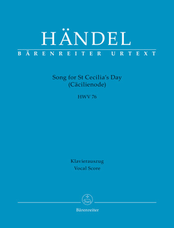 Song For St Cecilias Day: Vocal Score (Barenreiter)