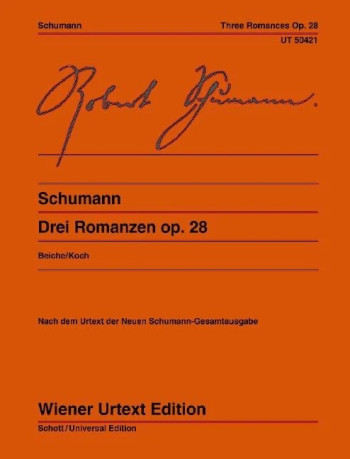 Three Romances: Op 28: Piano (Wiener Urtext)
