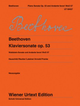 Piano Sonata C Major Op.53 (Waldstein) & Andante Favori: Piano (Wiener Urtext)