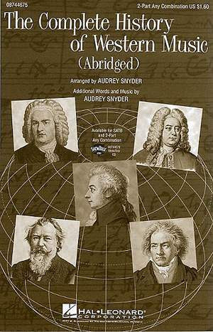 Complete History Of Western Music Abridged: 2-Part Choir (Snyder)
