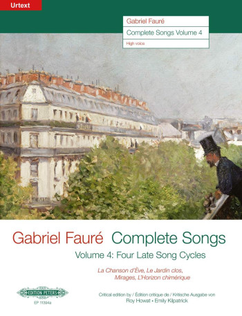 Complete Songs Vol.4 High Voice & Piano (Peters)