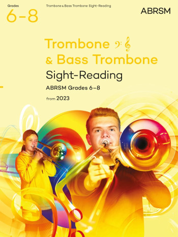 ABRSM Sight-Reading For Trombone (bass Clef And Treble Clef) Grades 6-8 From 2023