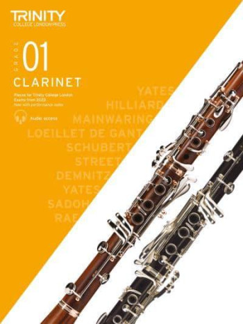 Trinity Clarinet Exam Pieces Grade 1 From 2023 Clarinet Piano & Audio