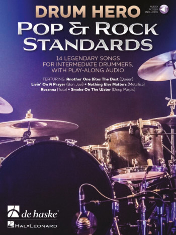 Drum Hero - Pop & Rock Standards: Book & Audio