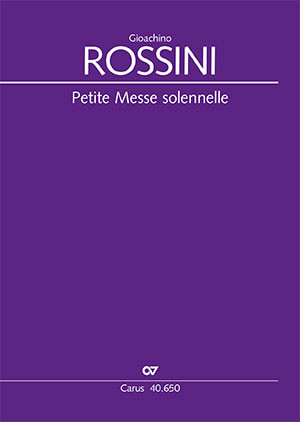 Petite Messe Solennelle: Vocal Score Vocal Score (Carus)