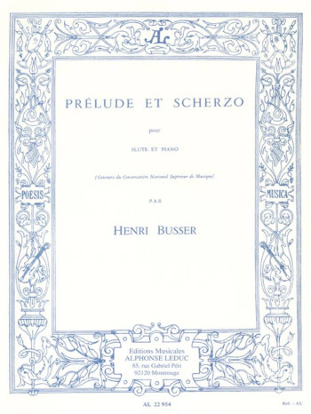 Prelude & Scherzo: Flute & Piano (Leduc)