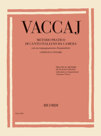 Practical Method (Metodo Pratico) High Voice: Sop Or Tenor: Book (Ricordi)