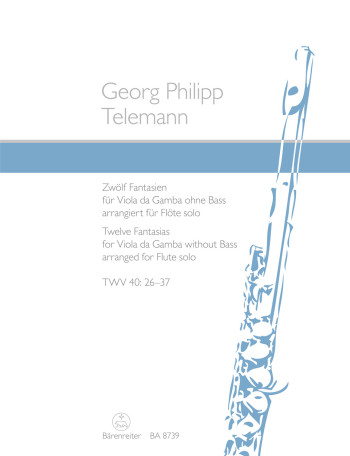 Twelve Fantasias For Flute TWV 40:26–37