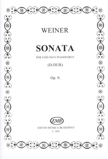 Sonata In D For Violin & Piano (EMB)