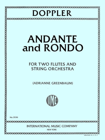 Andante & Rondo Op.25 Flute Duet: Set Of String Parts