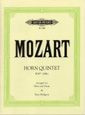 Horn Quintet In Eb: K407: French Horn & Piano (Peters)