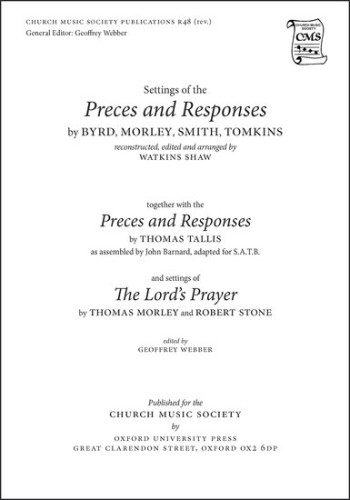 Tudor Preces And Responses SAATB/SATB Vocal(Shaw & Webber) (Banks)
