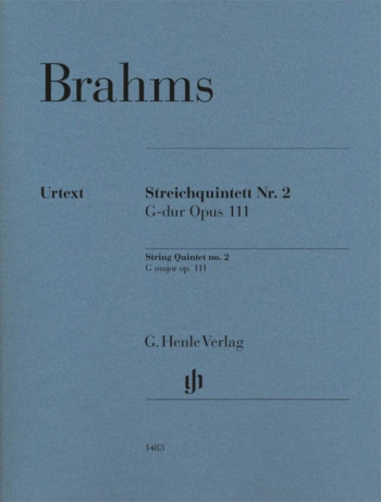 String Quintet No.2 In G Op.111: Parts (Henle)