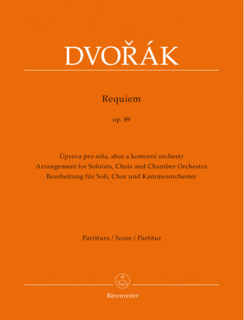 Requiem: Op.89: Full Score: Solo Choir & Chamber Orchestra (Barenreiter)