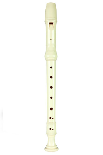 Aulos 303B Descant Recorder Ivory - Blue Bag