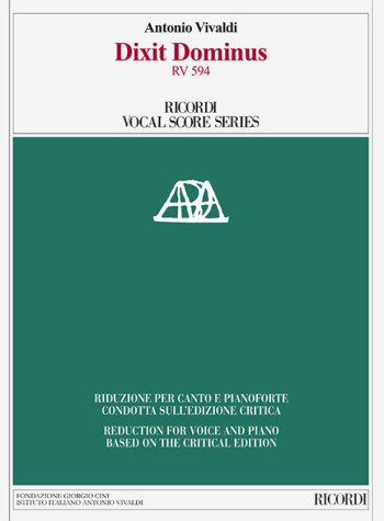 Dixit Dominus Rv594: Vocal Score (Ricordi)