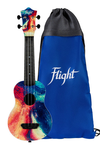 Flight TUS40SWL Swirl ABS Travel Soprano Ukulele
