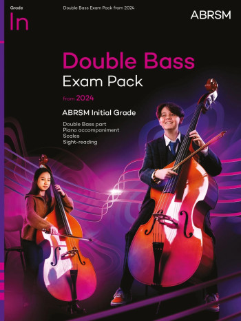 ABRSM Double Bass Exam Pack Initial 2024 Pieces Scales Sight-Reading