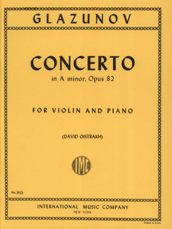 Concerto A Minor Op 82 Violin & Piano