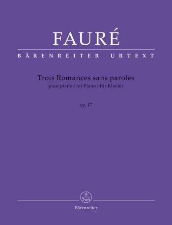 Trois Romances Sans Paroles For Piano Op.17/52  (Barenreiter)
