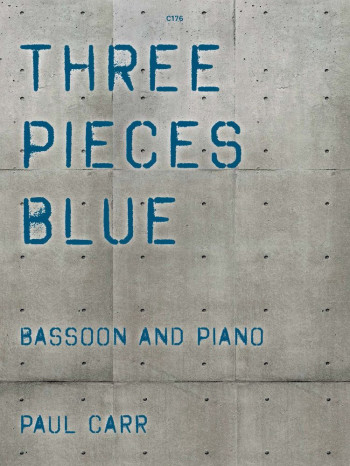 Three Pieces Blue. Bassoon & Piano (Clifton Ed)
