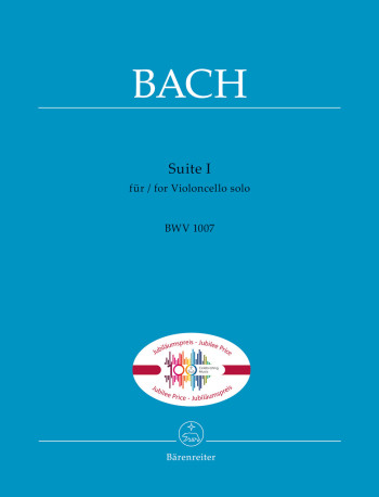 Cello Suite No.1 Bwv1007 Cello Solo (Barenreiter)