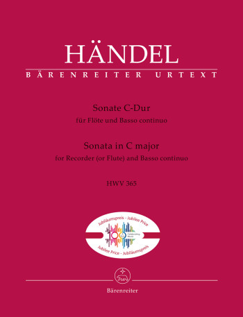 Sonata For Flute And Piano C Major (HWV 365) (Barenreiter)