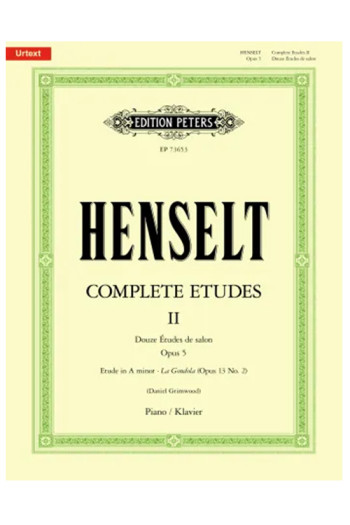 Complete Etudes II Piano Solo (Peters)
