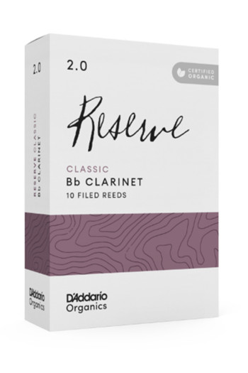 D'Addario Organic Reserve Classic Bb Clarinet Reeds (10 Pack)