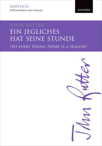 So wie ich bin (Just as I am)