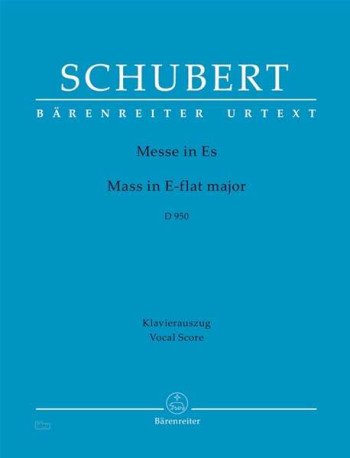 Mass In Eb Major D950: Vocal Score (Barenreiter)