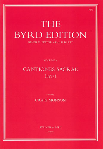 The Byrd Edition Vol 1 - Cantiones Sacrae