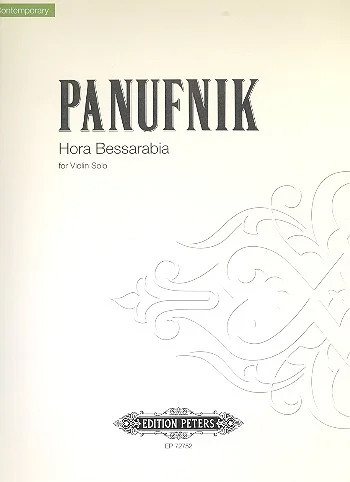 Hora Bessarabia Violin Solo (Peters)