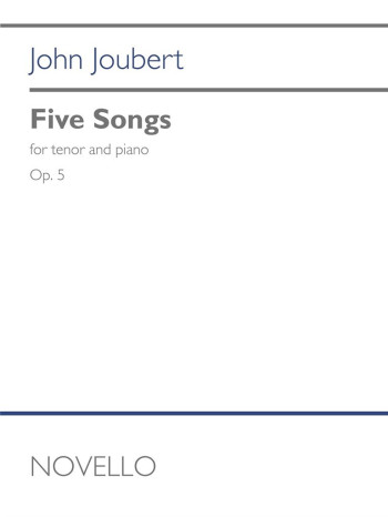 Five Songs Tenor And Piano (Novello)