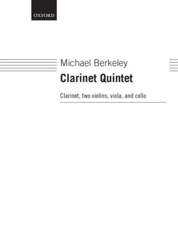 Clarinet Quintet for clarinet and strings (2 violins, viola, cello)