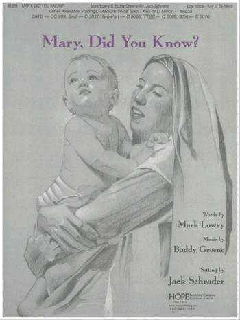 Mary Did You Know? SATB & Piano