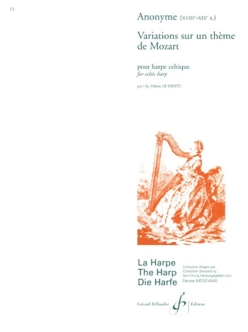 Variations Sur Un Thème De Mozart Harp Solo