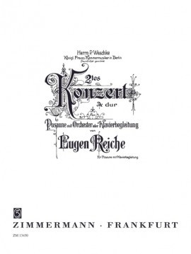 Trombone Concerto In A Major: Trombone & PIano (Zimmerman)