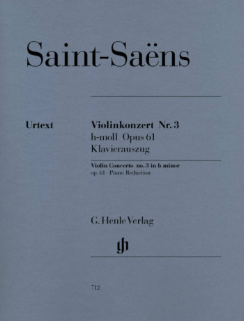 Concerto No.3 B Minor Op.61: Violin & Piano (Henle)