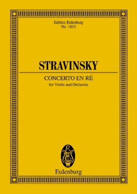 Concerto In D: Violin & Orchestra: Miniature Score