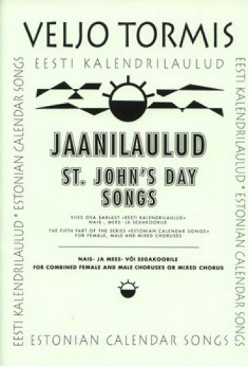 Jaanilaulud St. Johns Day Songs Vocal SATB